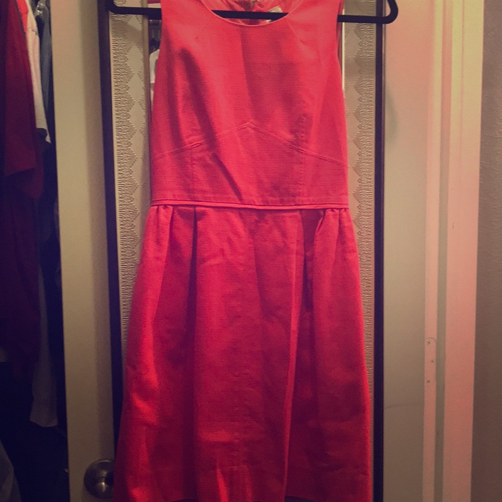 J Crew Coral Cocktail Dress